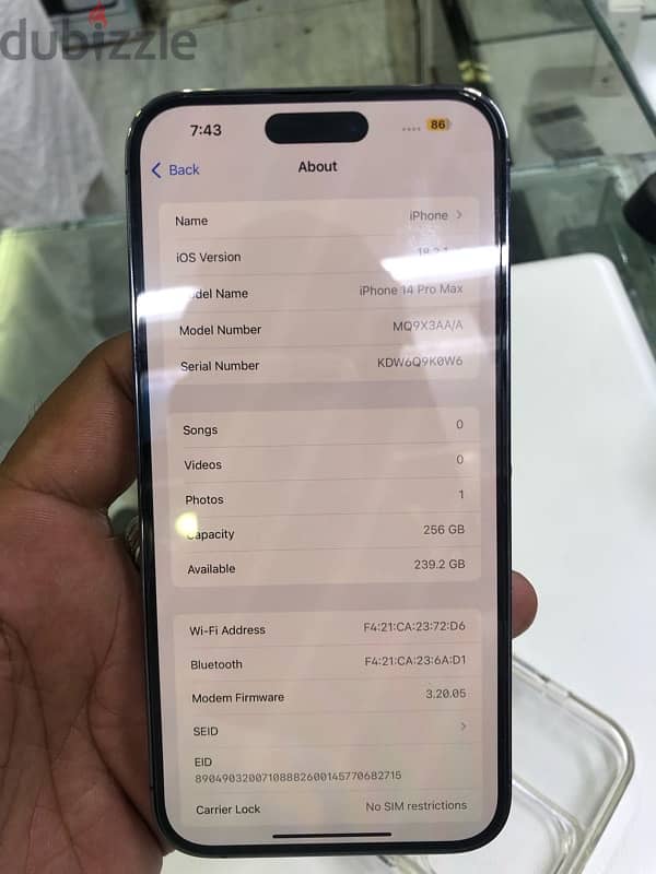 iPhone 14ProMax 256gb 2