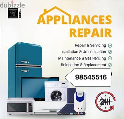 all types auto washing machine refrigerator Ac repair and service