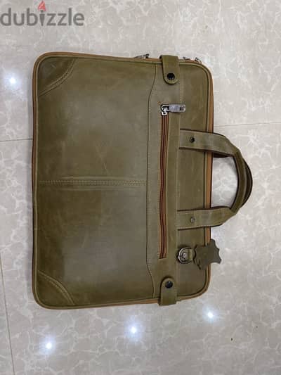 100% Pure Leather Laptop Bag for Sale