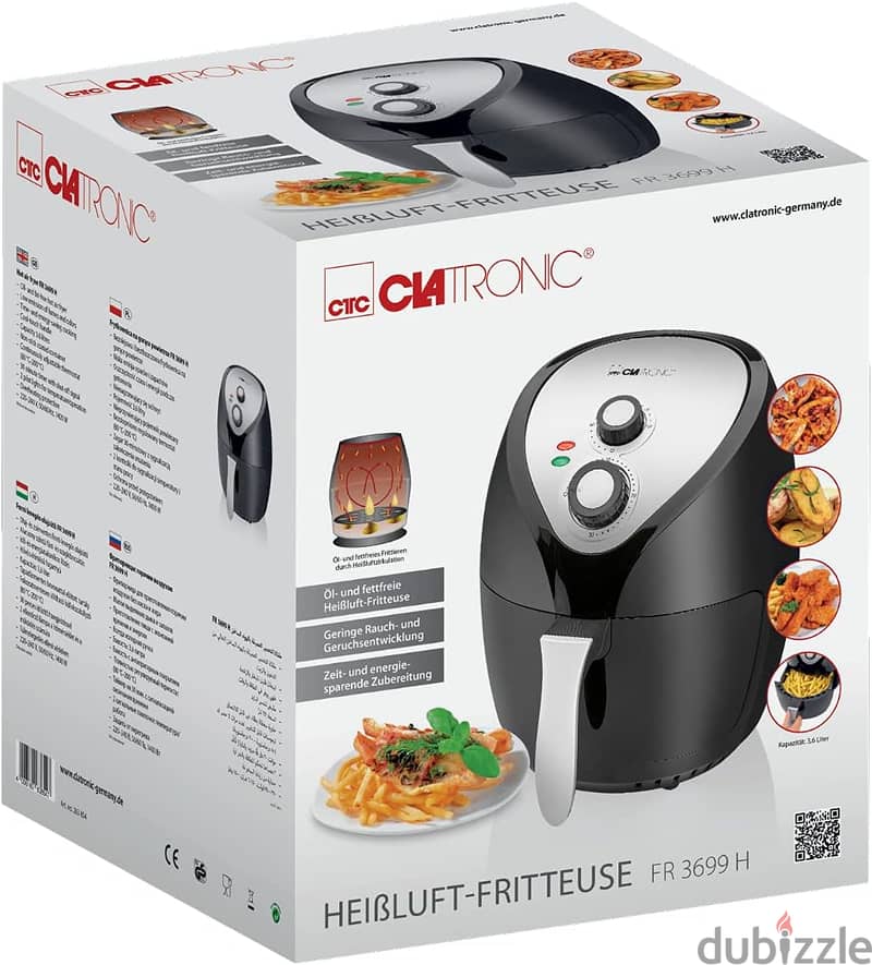 Clatronic deep fryer hot air 3