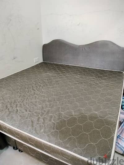 bed with mattress