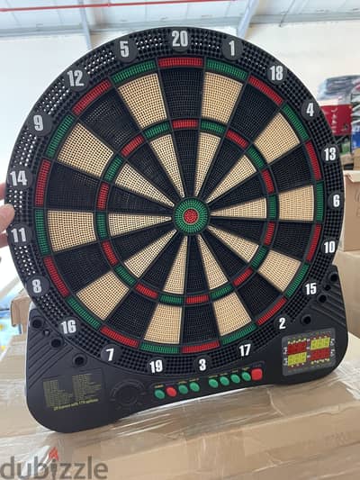 STAMM BODYFIT, Elektronisches Dartboard GLASGOW /16 Spieler, 178 Spie