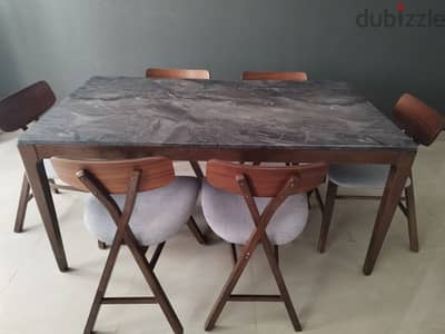 dining table with chairs