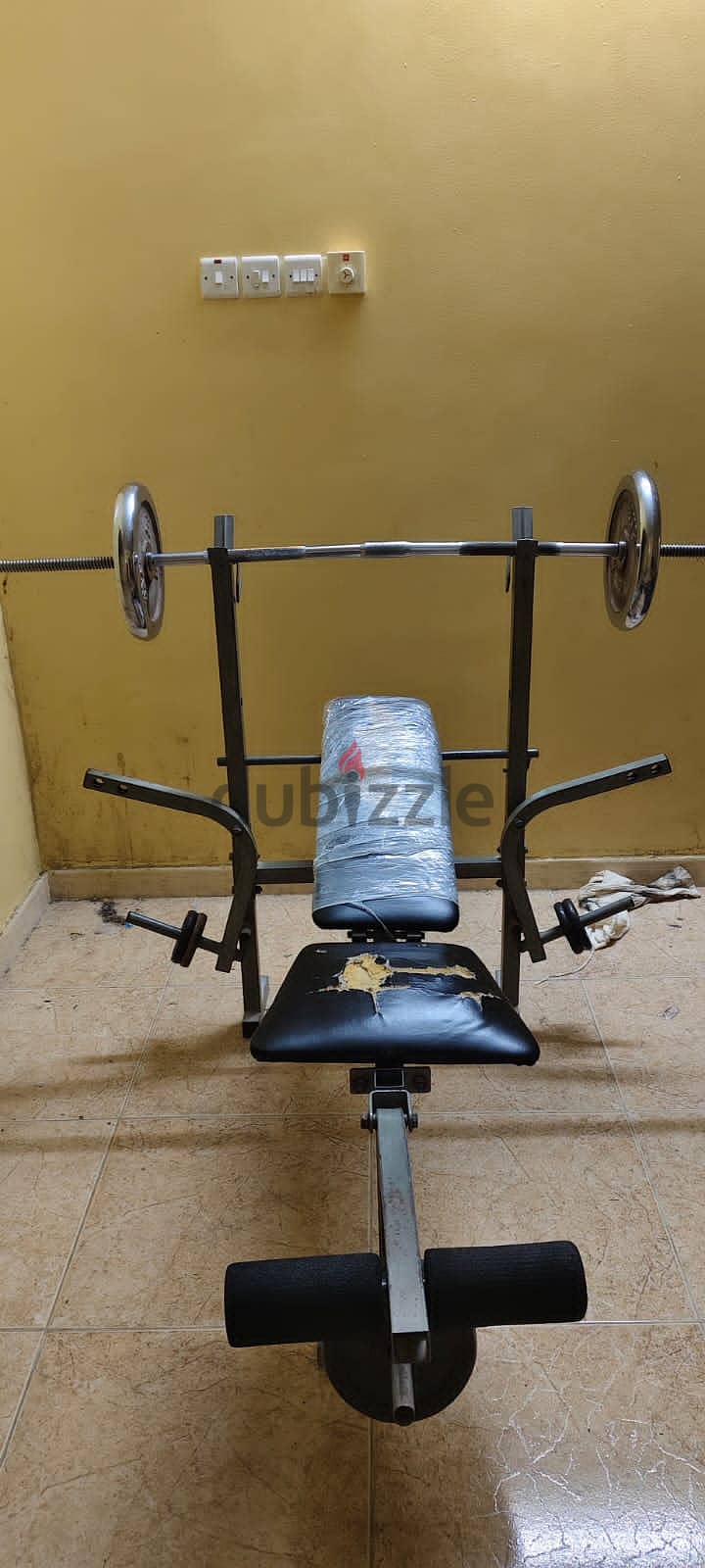 Gym Items- Machine ,Bench press, Dumbbells 2