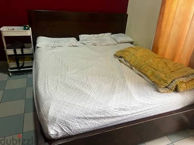 URGENT SALE!! Original Wood Super King Size Bed