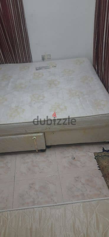 Double cot mattress with King size bed