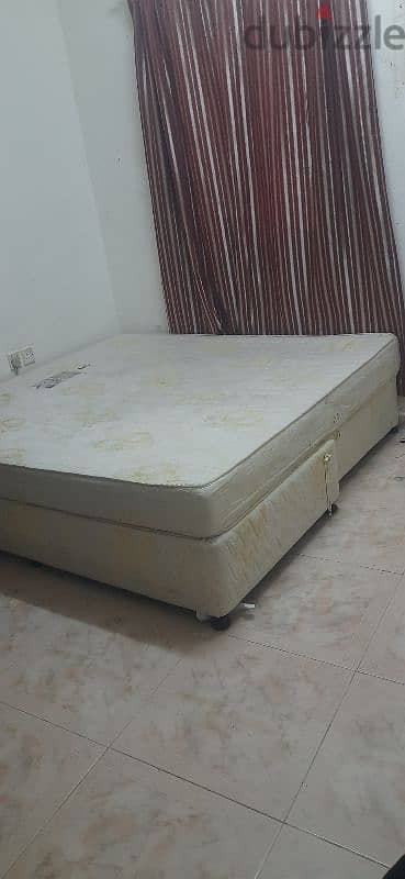 Double cot mattress with King size bed 1