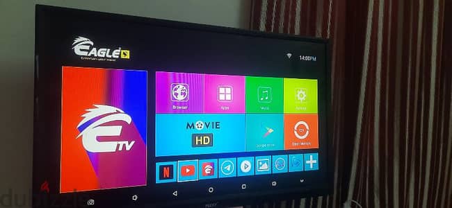 Lcd tv 32 inch flexi with android set box