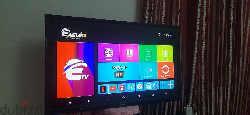 Lcd tv 32 inch flexi with android set box 2