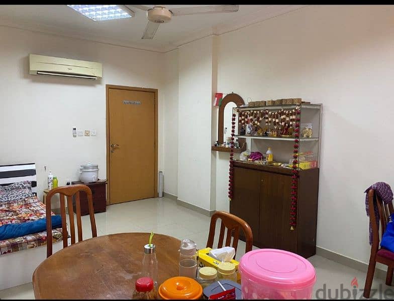 Room for rent 110omr (Single person or family of 2-preferably Indians) 2