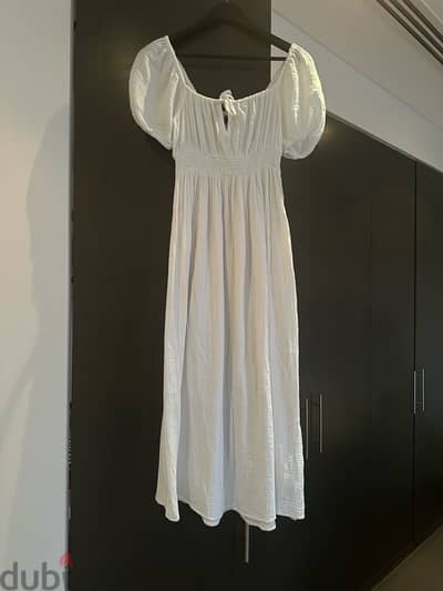 Marks & Spencer Summer dress - size uk 6- soft white