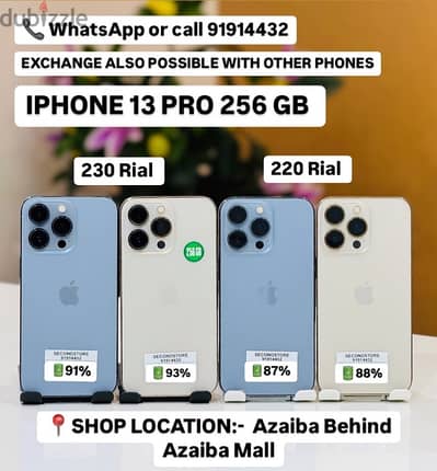 iPhone 13 Pro 256GB -Good condition with Good battery