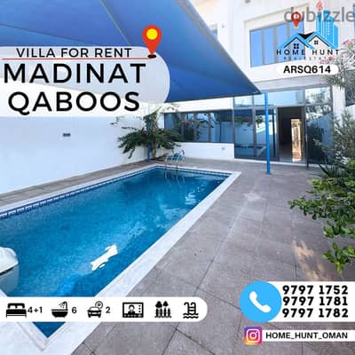 MADINAT QABOOS | GREAT QUALITY 4+1 BR MODERN VILLA WITH PRIVATE POOL