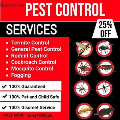 pest control services with guarantee