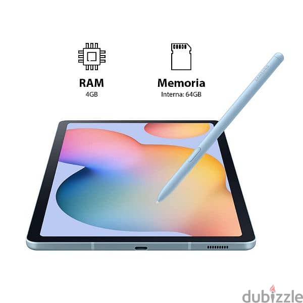 Samsung Galaxy Tab S6 Lite w/S Pen (64GB, WiFi + Cellular) 2