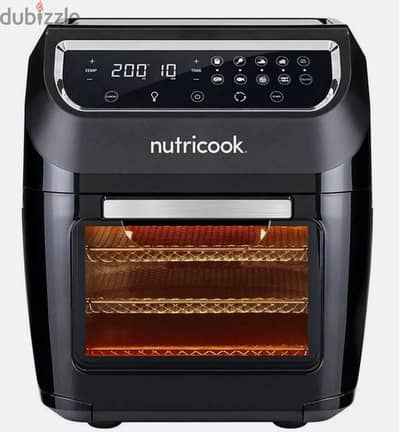 Nutricook Healthy AirFryer Oven With Convection, 12 L, Black