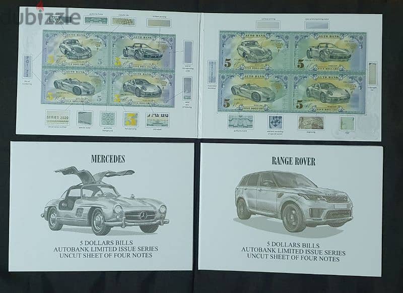 Auto Banknotes. A Fantasy Note with Real Security Features 1