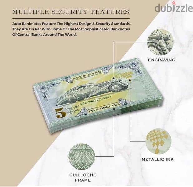 Auto Banknotes. A Fantasy Note with Real Security Features 2