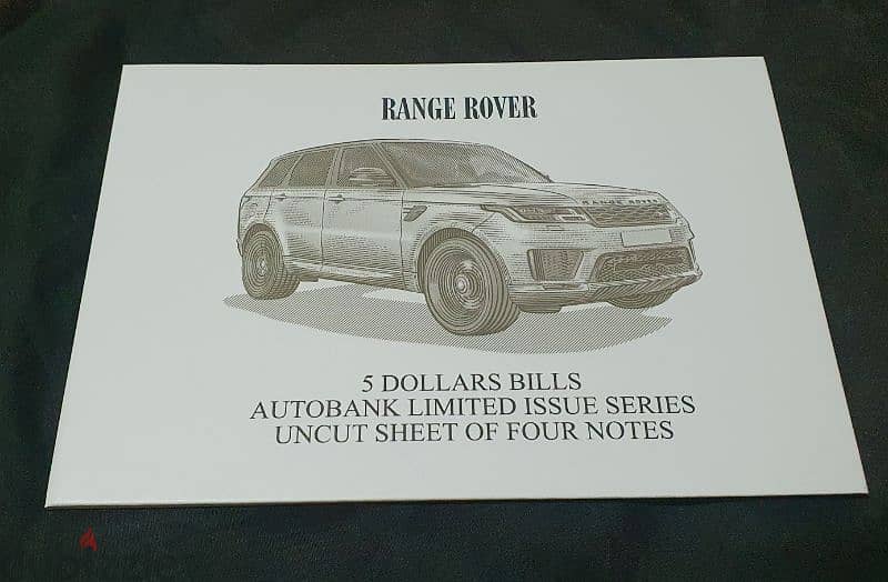 Auto Banknotes. A Fantasy Note with Real Security Features 5