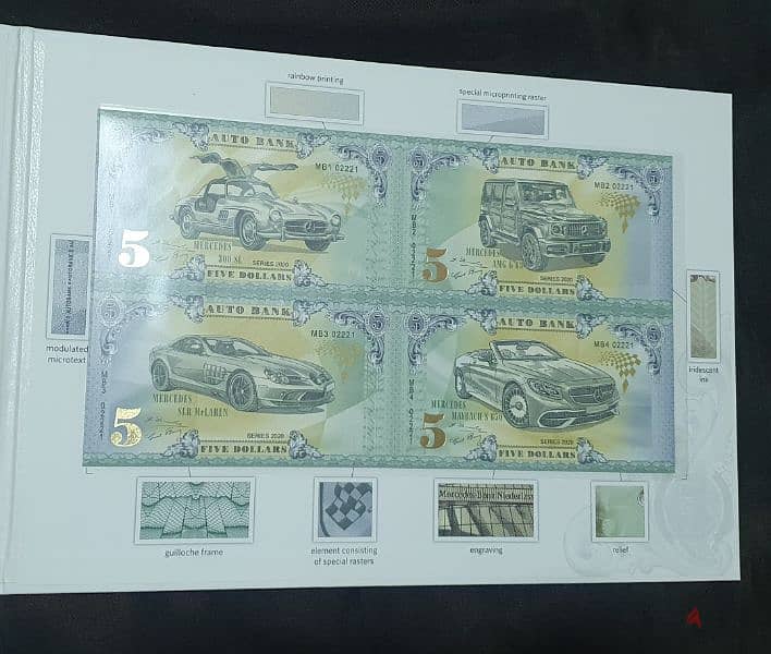 Auto Banknotes. A Fantasy Note with Real Security Features 9