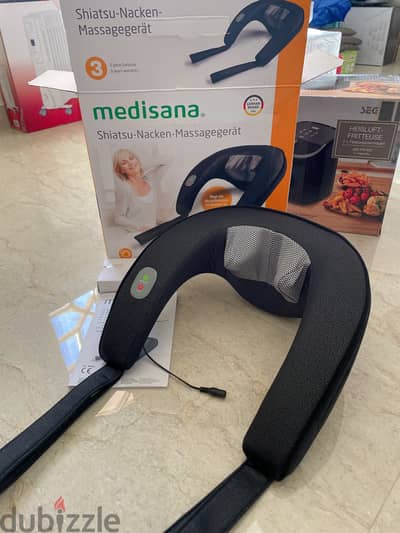 medisana NM 885 Shiatsu neck massager with heat function, also for on