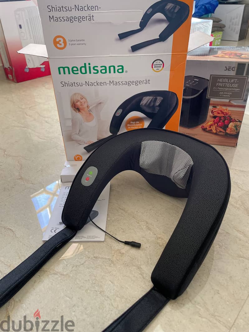 medisana NM 885 Shiatsu neck massager with heat function, also for on 0