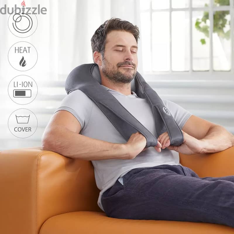 medisana NM 885 Shiatsu neck massager with heat function, also for on 2