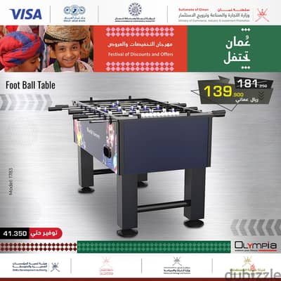 Muscat Festival Offer of Foot Ball Table/Olympia Oman 92495577