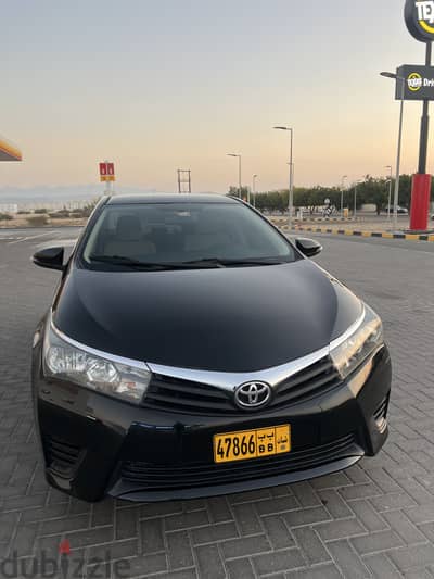 Toyota Corolla 2015 1.6 XLi Oman Car No Accident No Replacement 220kKM