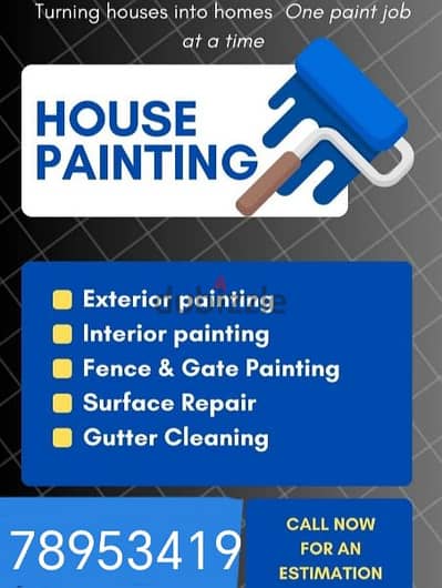 house paint work available