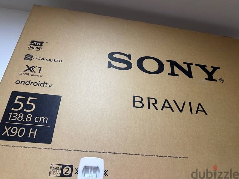 Sony x90h 55 inch 3