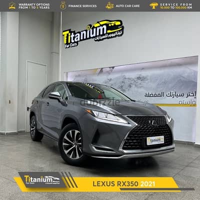 لكزس Rx350 موديل 2021 مع ضمان 3 سنوات