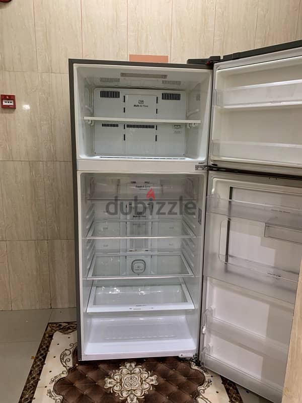 LG refrigerator 378 liter and toshiba washing 8