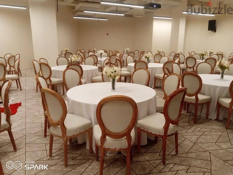 white Tiffany chairs for rent 2