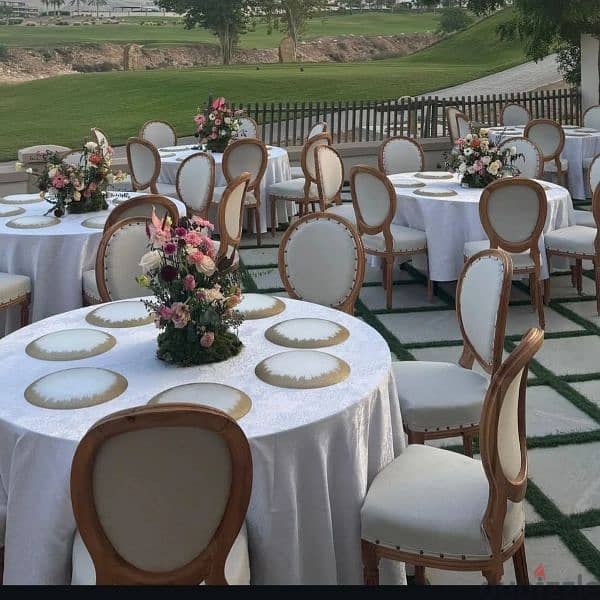 white Tiffany chairs for rent 3