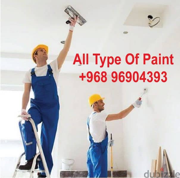 we do all type of paint work interior designing and gypsum board 0