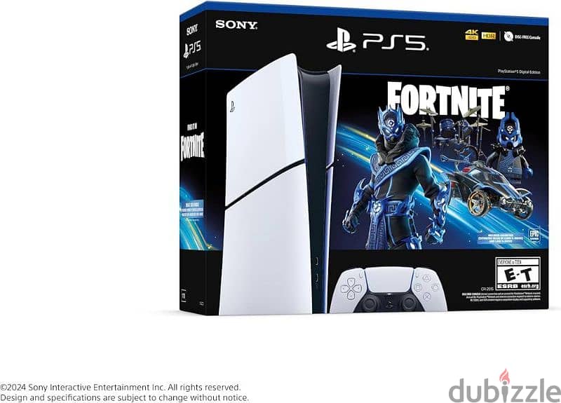 PlayStation PS5 Console - Fortnite Cobalt Star Digital Edition 2