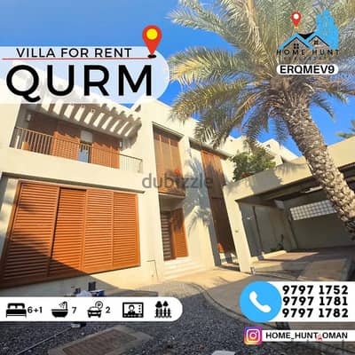 AL QURUM | LUXURIOUS 6+1 BR MODERN COMPLEX VILLA FOR RENT