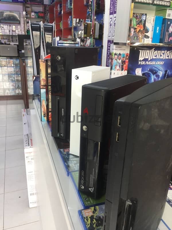 we are selling PlayStation and Xbox 2