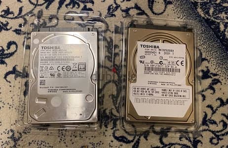 3 hard drives for sale, working good, 2.5 inch (READ DESCRIPTION)