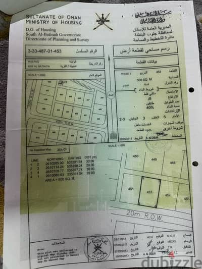 ارض لها مستقبل في مكان مستوي بيع عاجل