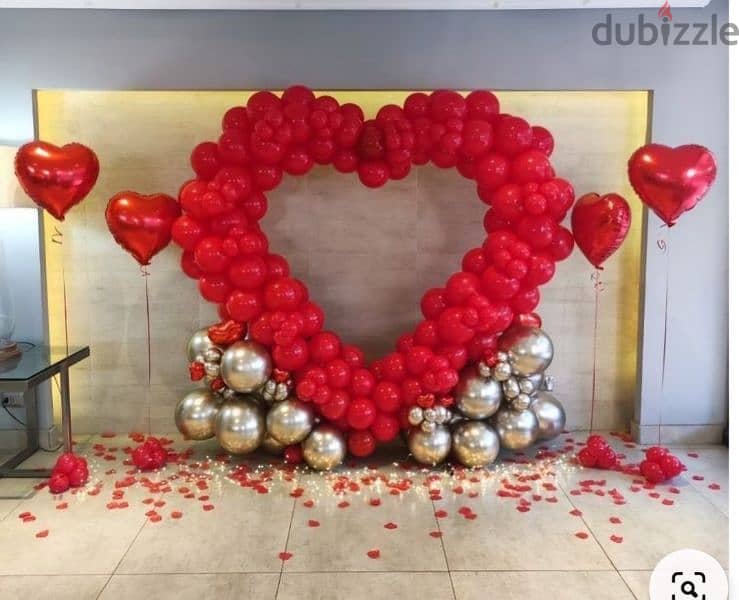 valentines decor for shops, hotel, cafe, mall 3