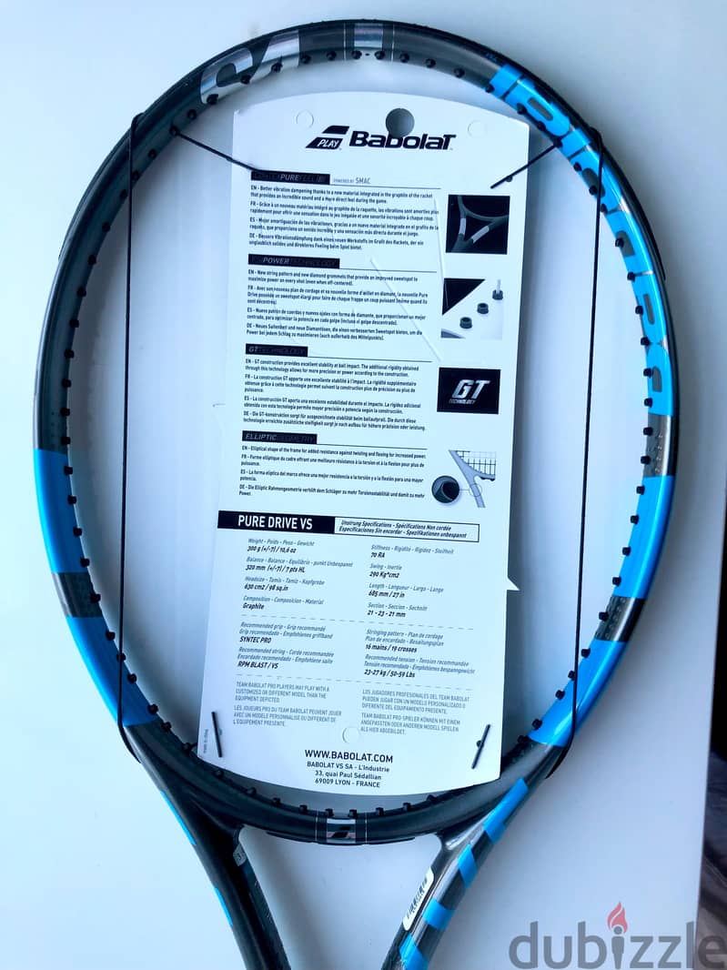 Brand New [BabolaT-Pure Drive VS] Tennis Racket – Unused, Best Price! 3