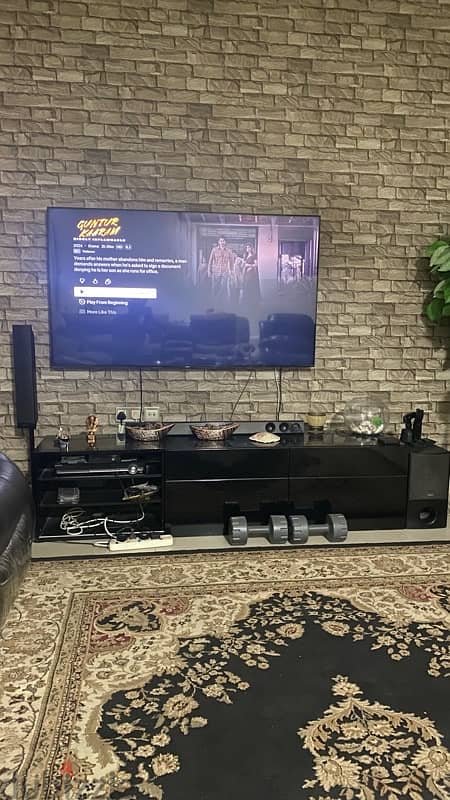 TV Cabinet black color 2