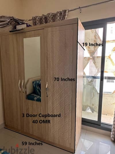 3 door cupboard