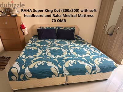 Super King Size Bed and mattress