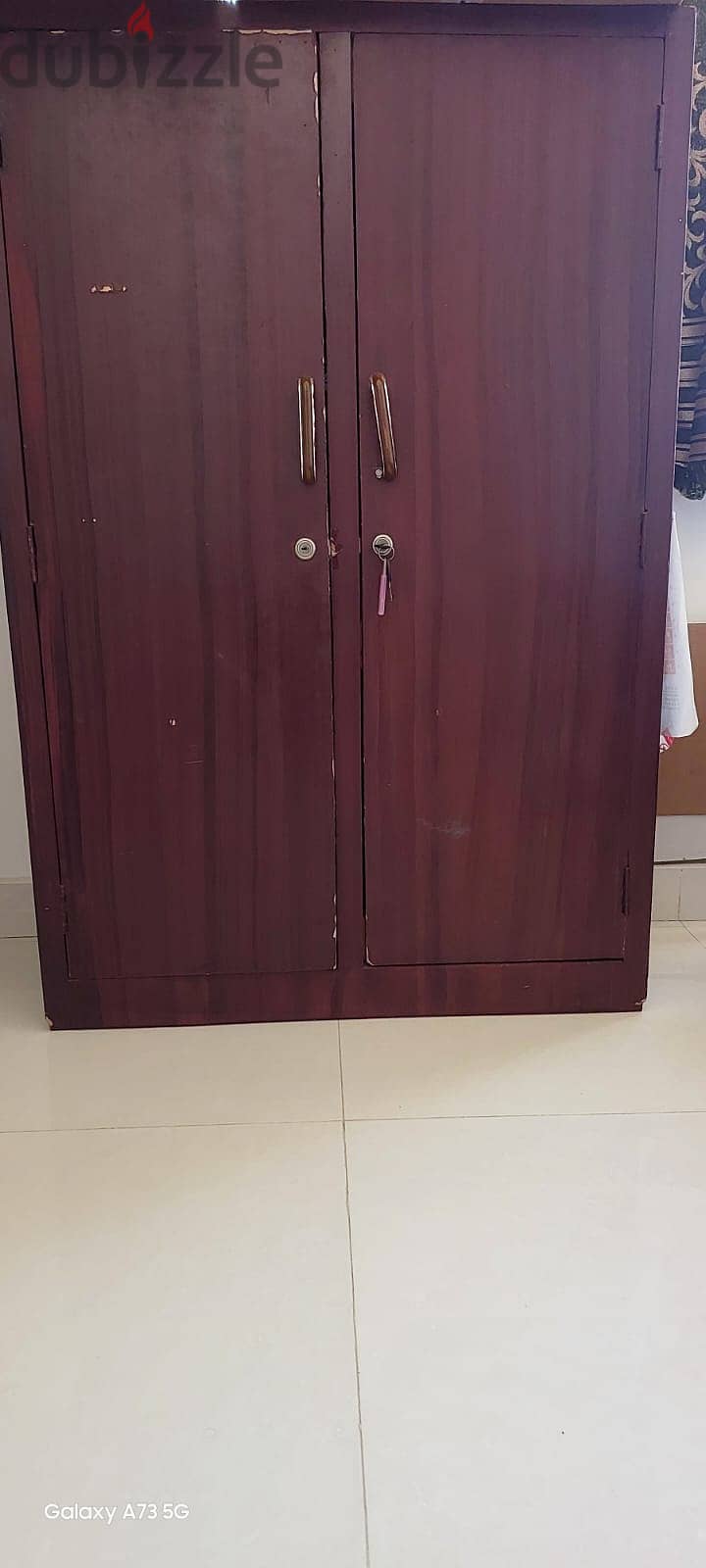 Two Door Wooden Wardrobe 0