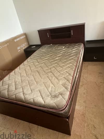 Bed and Mattress King Size