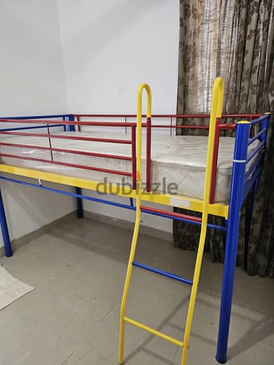 Baby bunker bed used with mattress