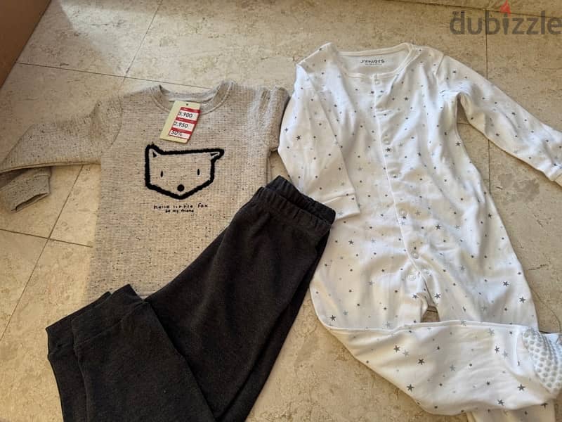 New Baby clothes girl and boy each 1 OMR 8